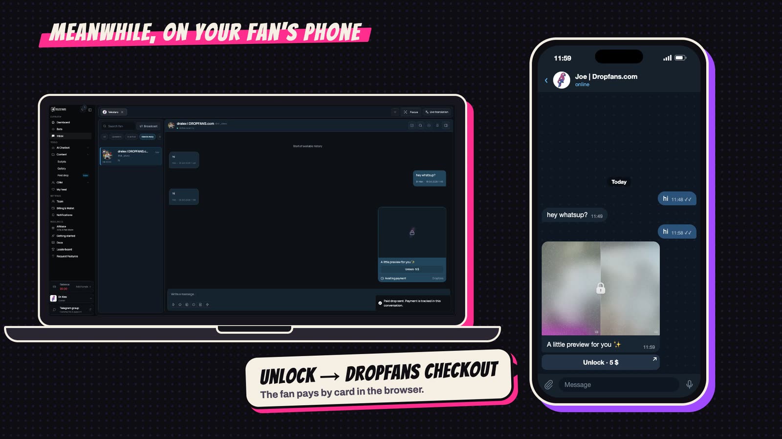 How to Set Up Dropfans in Telestars (With Video)